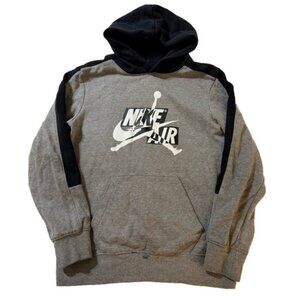 Nike Air Jordan Long Sleeved Hoodie Hooded Sweatshirt Basketball Activewear XL
